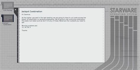 How to solve the 'Almagest Jackpot Numbers' in Starfield.